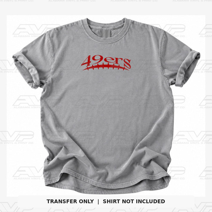 San Francisco 49ers SF Alabama Vinyl & Print Co.