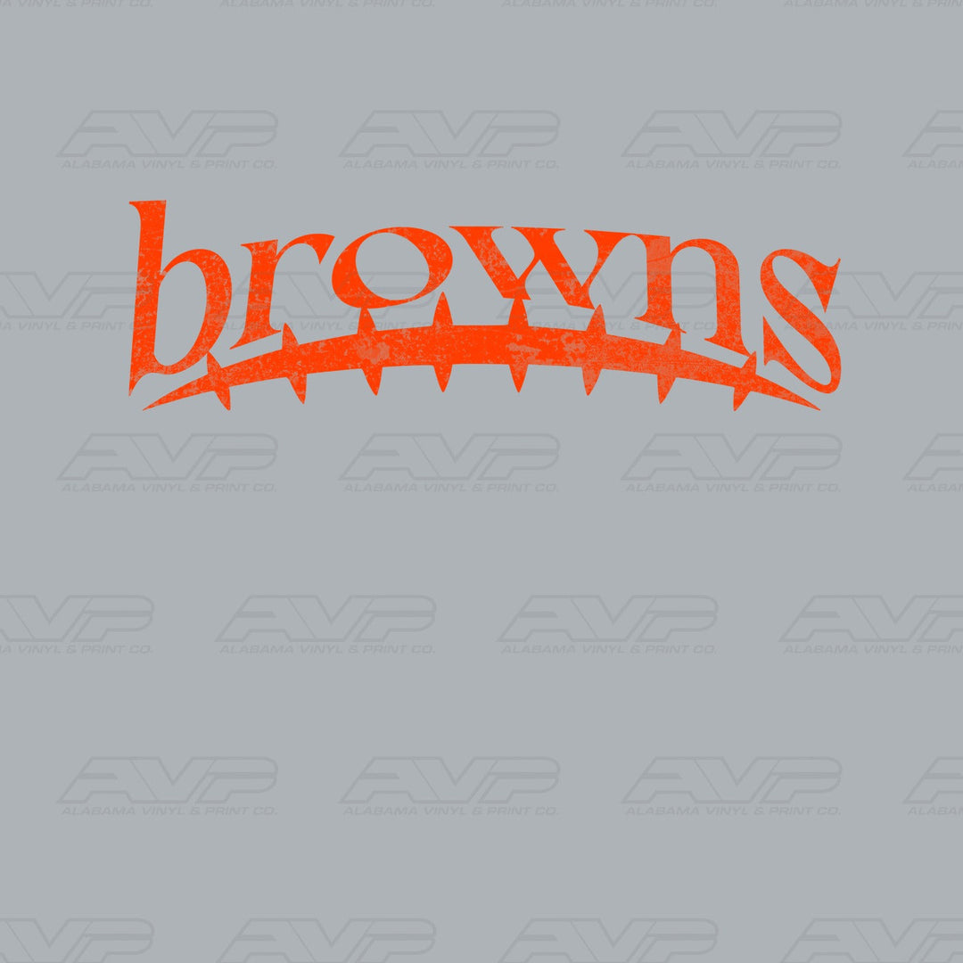 Cleveland Browns Alabama Vinyl & Print Co.