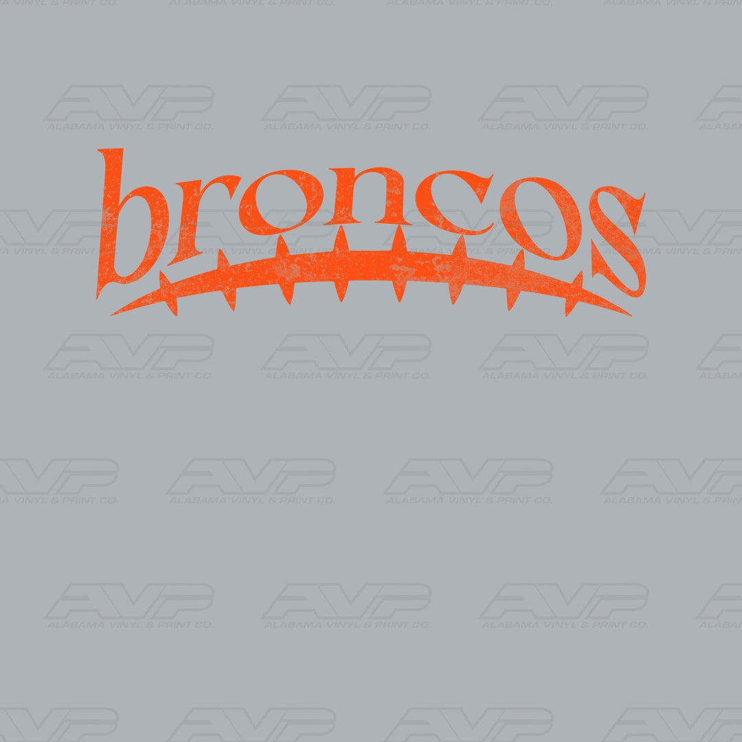 Denver Broncos Alabama Vinyl & Print Co.
