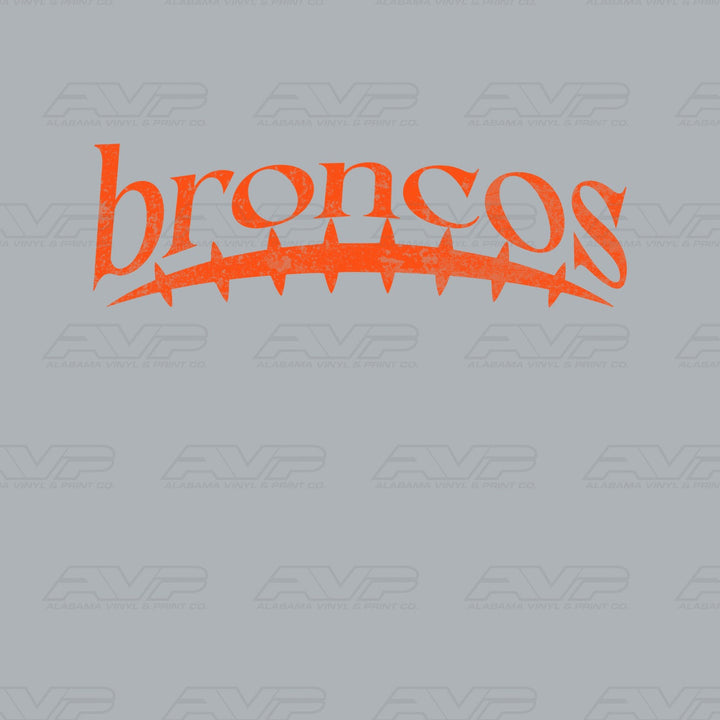 Denver Broncos Alabama Vinyl & Print Co.