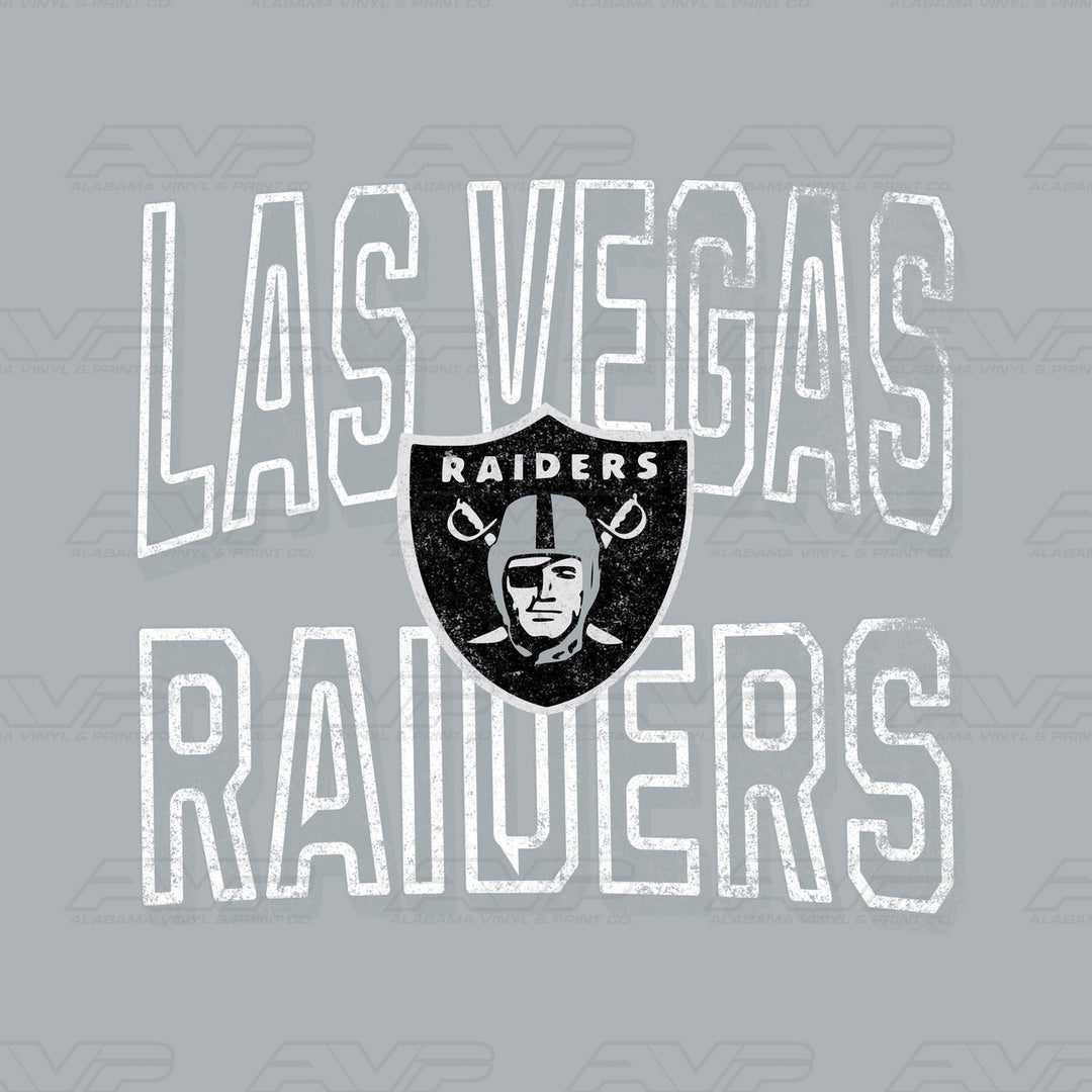Las Vegas Raiders Logo Grunge Alabama Vinyl & Print Co.