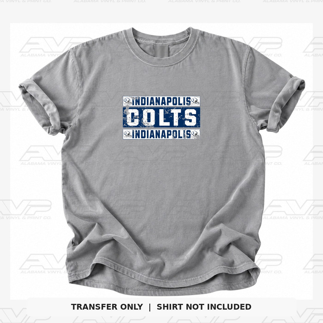Indianapolis Colts Grunge Alabama Vinyl & Print Co.