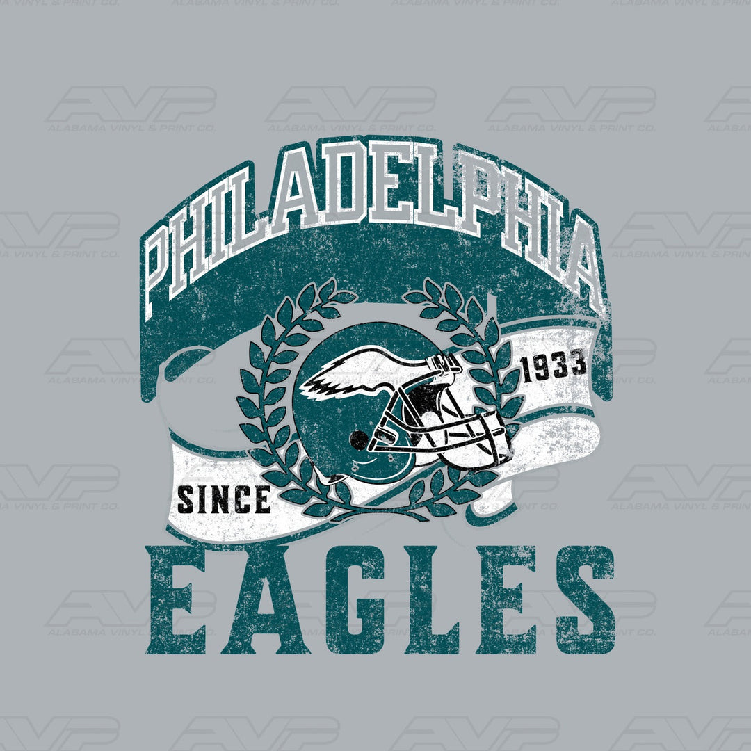 Philadelphia Eagles 1933 Alabama Vinyl & Print Co.