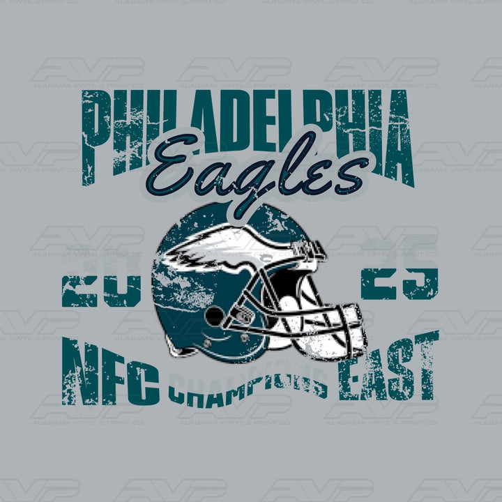 Philadelphia Eagles Phil NFC Champs East 2025 Alabama Vinyl & Print Co.