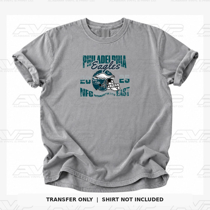 Philadelphia Eagles Phil NFC Champs East 2025 Alabama Vinyl & Print Co.