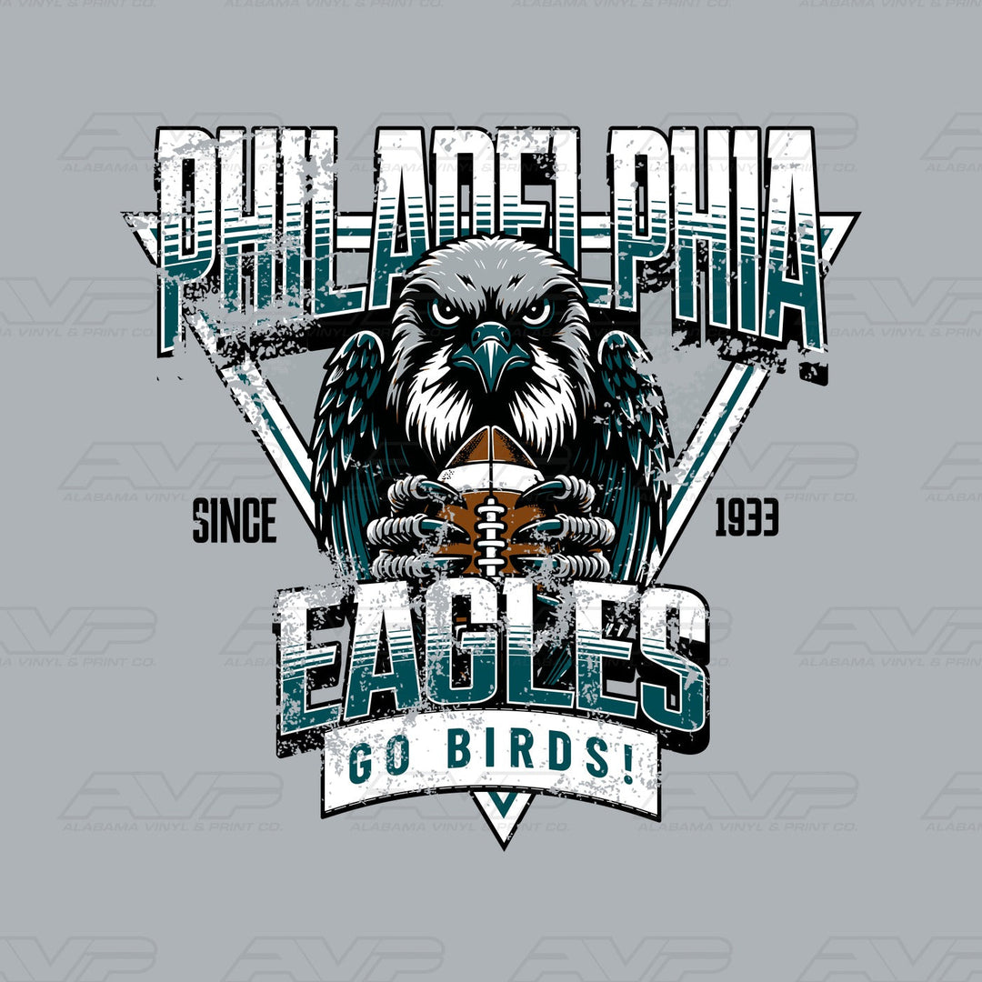 Philadelphia Eagles Phil Go Birds Alabama Vinyl & Print Co.