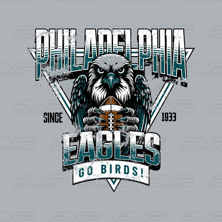 Philadelphia Eagles Phil Go Birds Alabama Vinyl & Print Co.