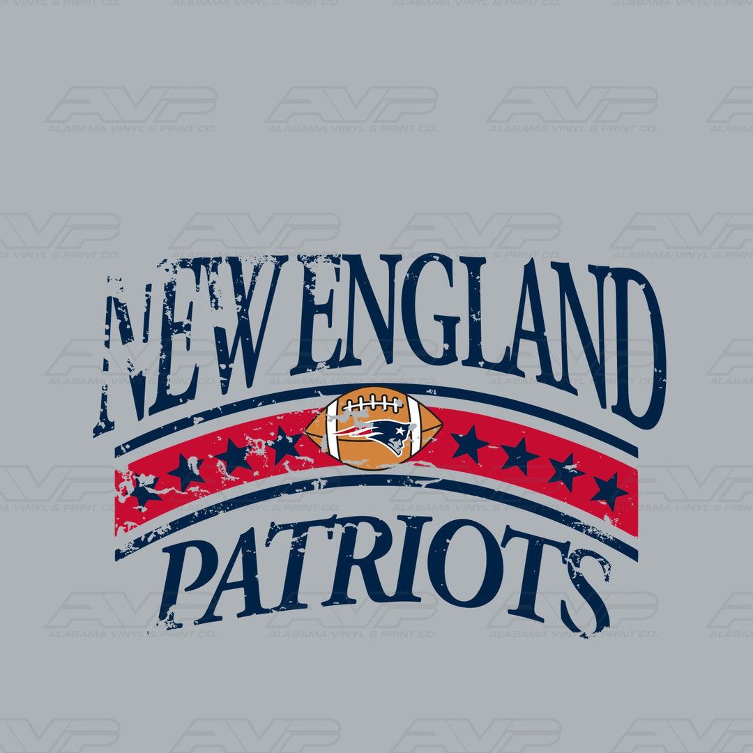 New England Patriots Star Alabama Vinyl & Print Co.