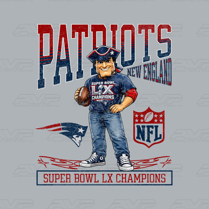 New England Patriots SB LX Champs Alabama Vinyl & Print Co.