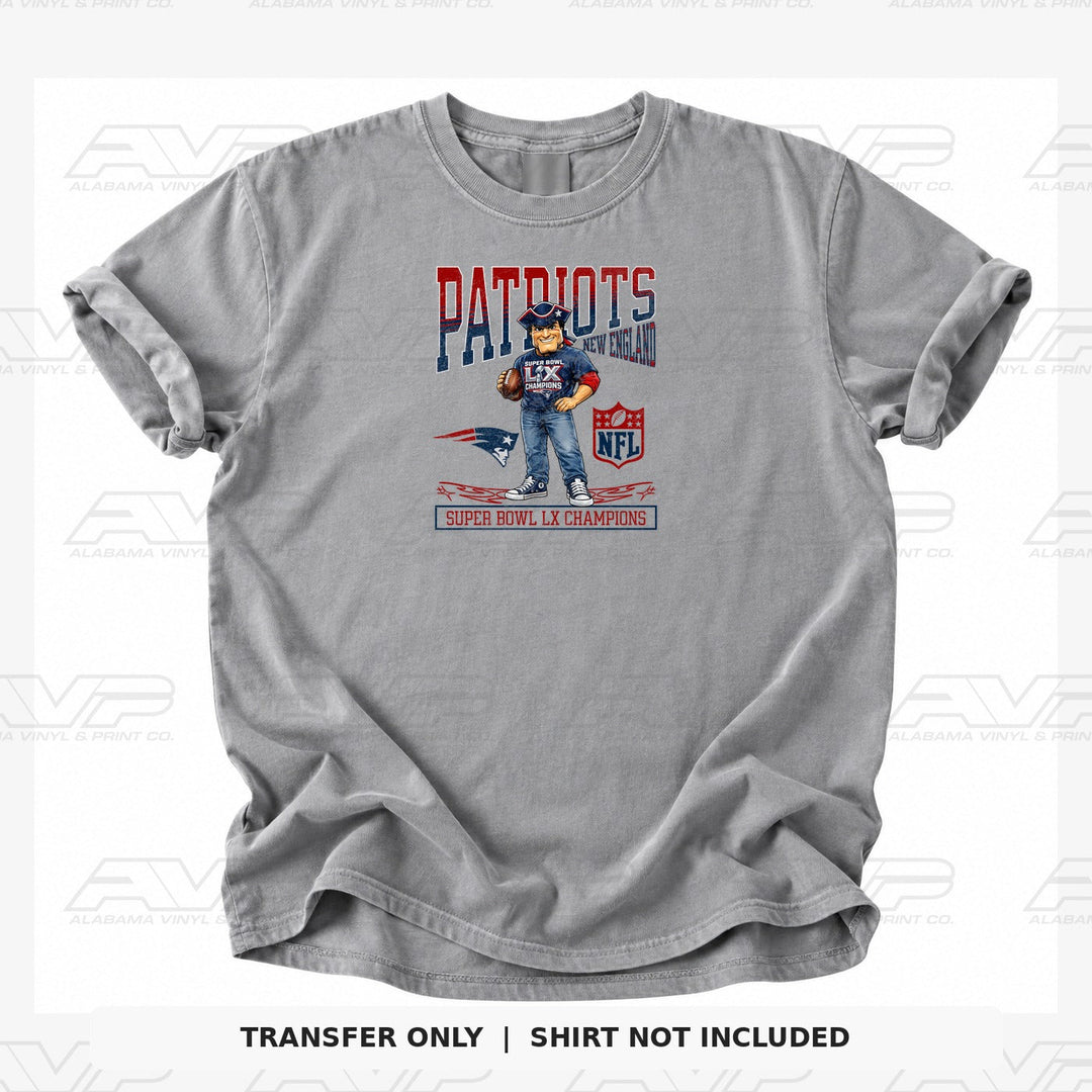 New England Patriots SB LX Champs Alabama Vinyl & Print Co.