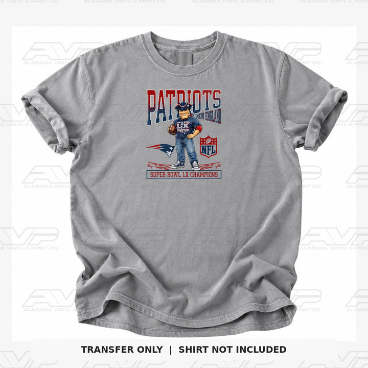 New England Patriots SB LX Champs Alabama Vinyl & Print Co.