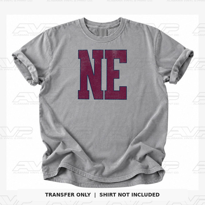 New England Patriots NE Stripes Alabama Vinyl & Print Co.