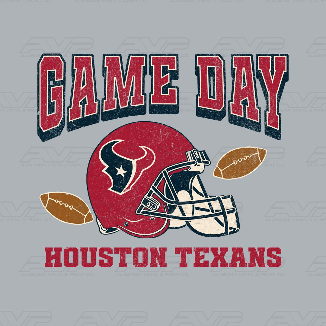 Houston Texans Game Day Alabama Vinyl & Print Co.