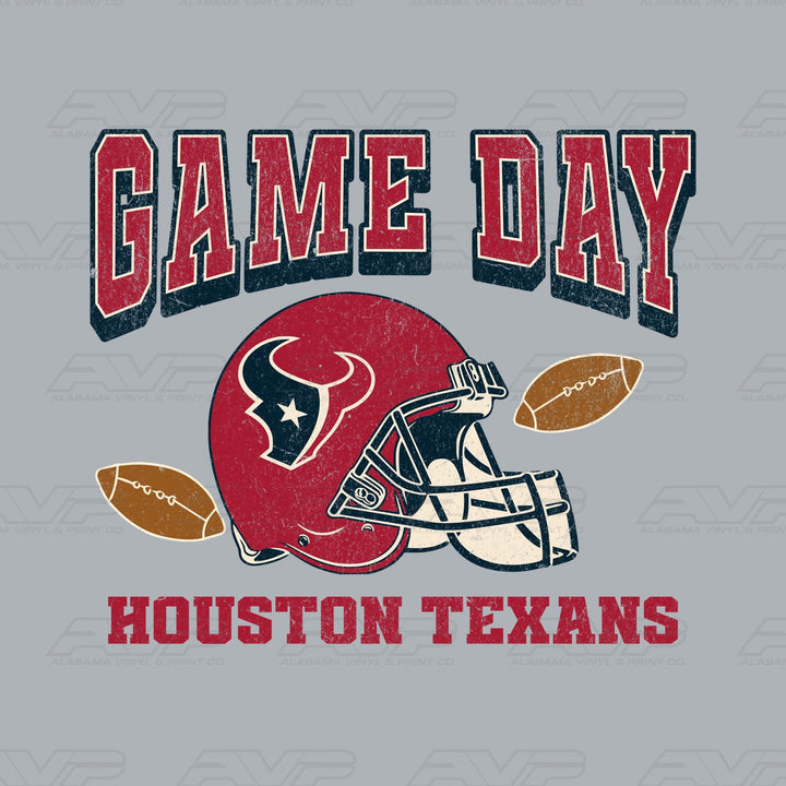 Houston Texans Game Day Alabama Vinyl & Print Co.