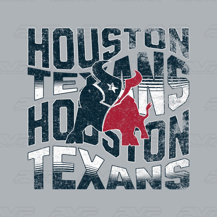 Houston Texans Wavy Alabama Vinyl & Print Co.