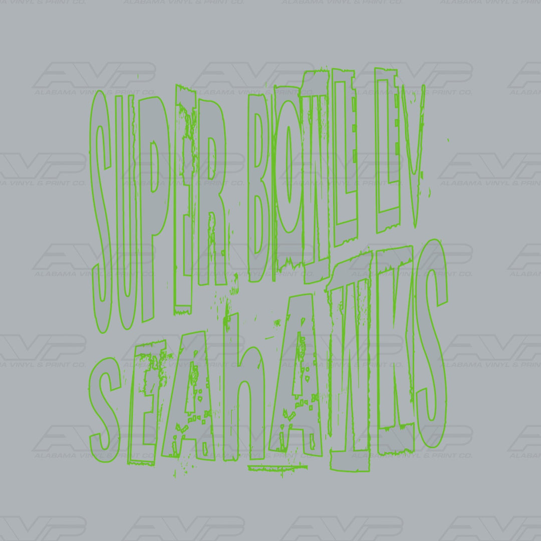 Seattle Seahawks Super Bowl Fun Alabama Vinyl & Print Co.