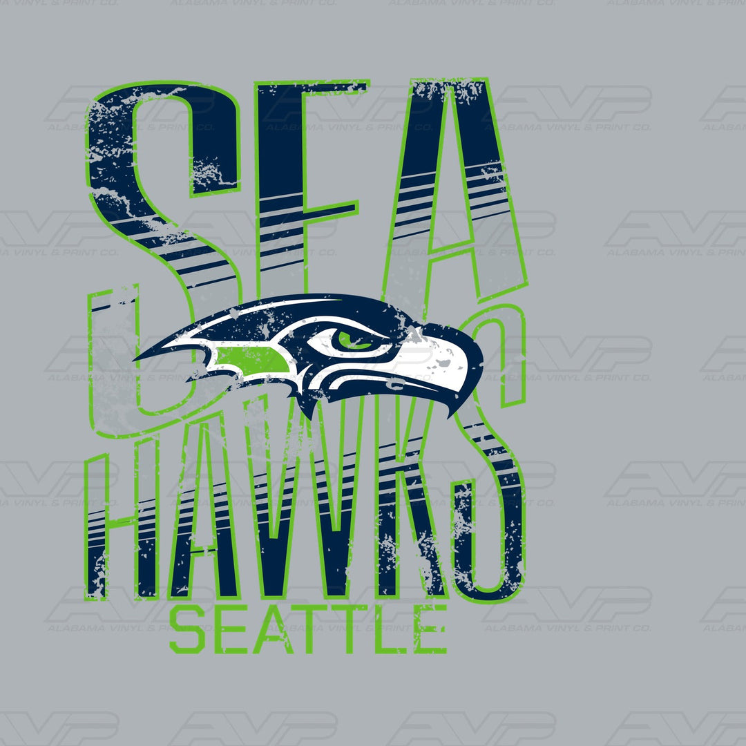 Seattle Seahawks Stacked Alabama Vinyl & Print Co.
