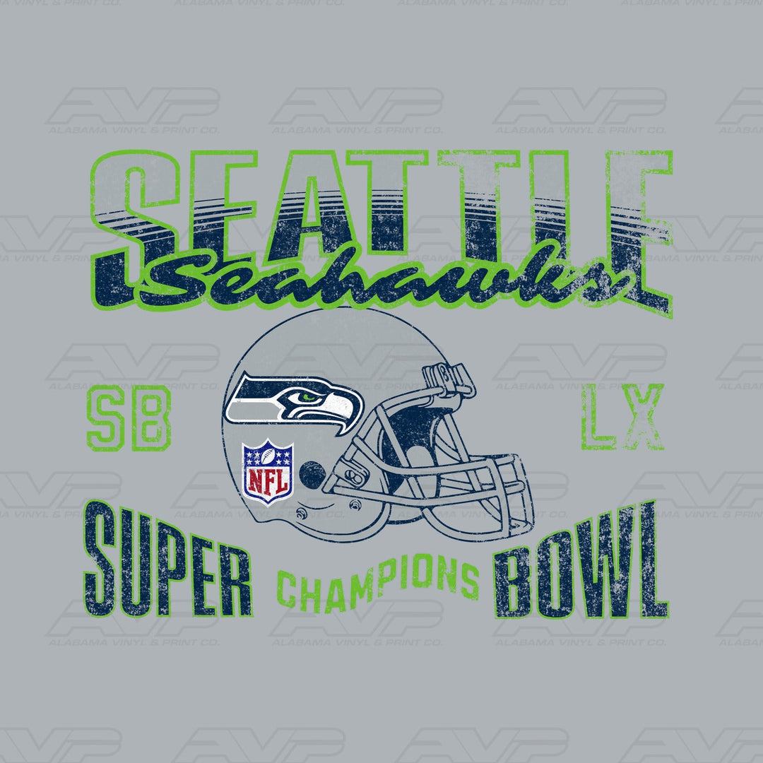 Seattle Seahawks Super Champ Bowl Alabama Vinyl & Print Co.