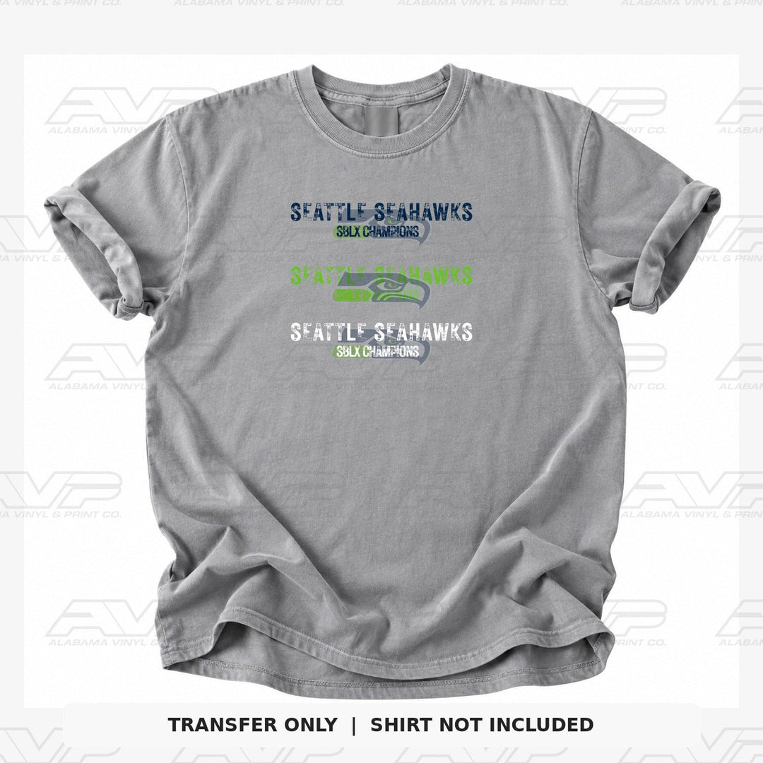 Seattle Seahawks SBLX Champs Alabama Vinyl & Print Co.