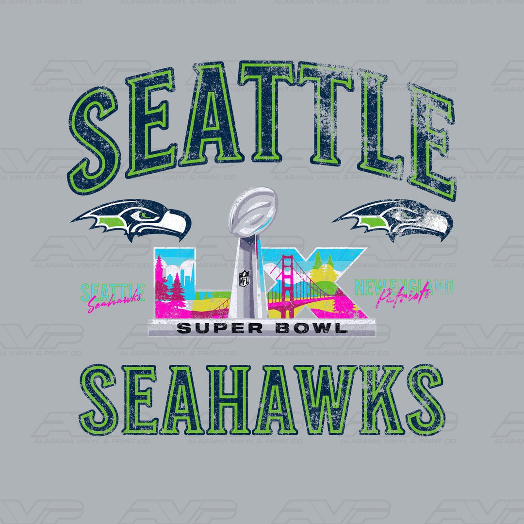 Seattle Seahawks pink Alabama Vinyl & Print Co.