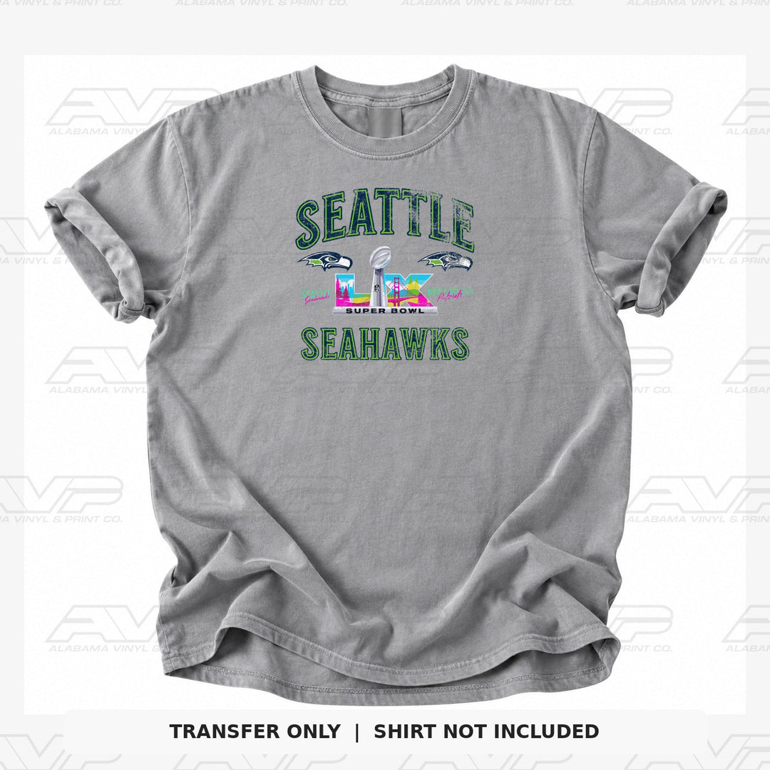 Seattle Seahawks pink Alabama Vinyl & Print Co.