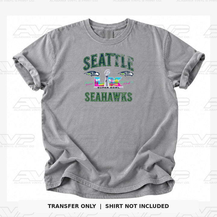 Seattle Seahawks pink Alabama Vinyl & Print Co.