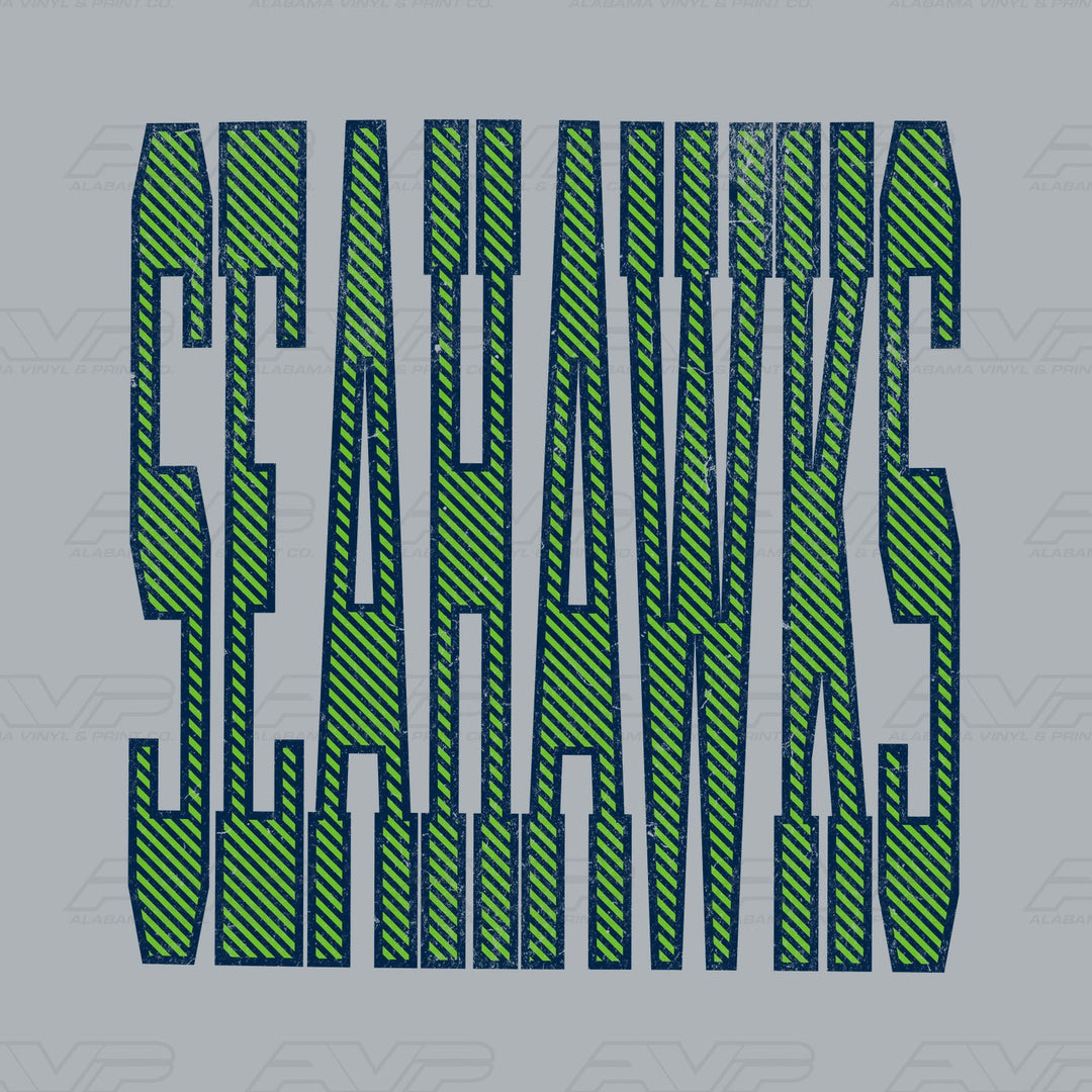 Seattle Seahawks stripes Alabama Vinyl & Print Co.