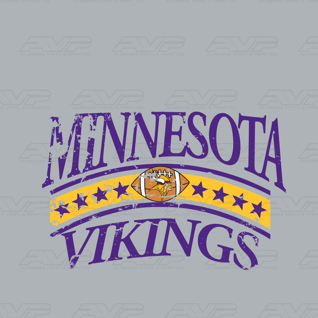 Minnesota Vikings Star Alabama Vinyl & Print Co.