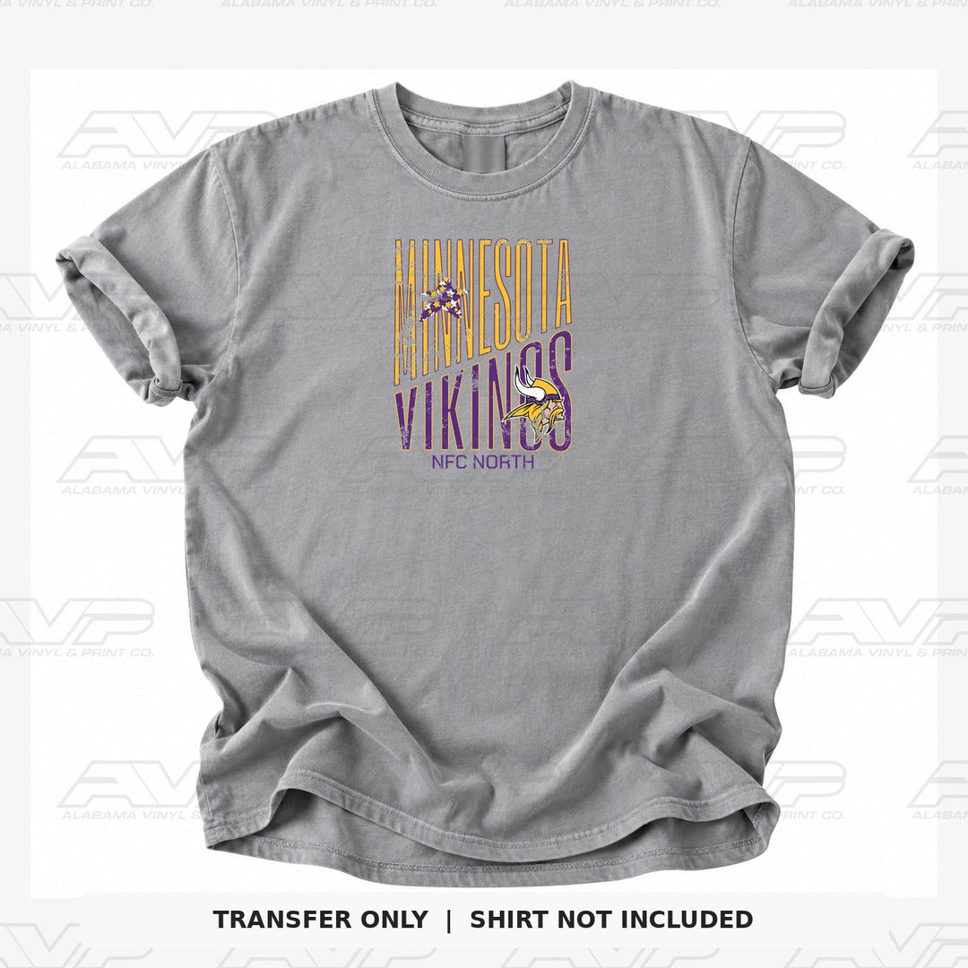 Minnesota Vikings Distressed Alabama Vinyl & Print Co.