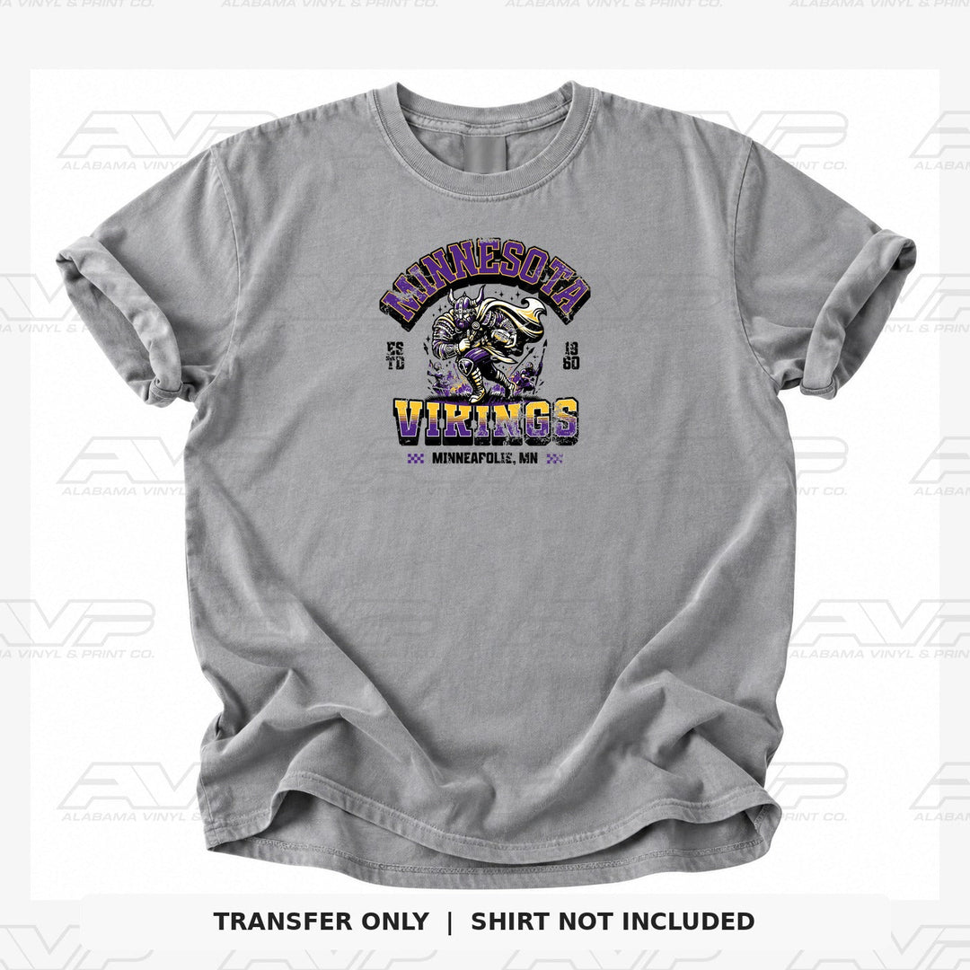 Minnesota Vikings 1960 Alabama Vinyl & Print Co.