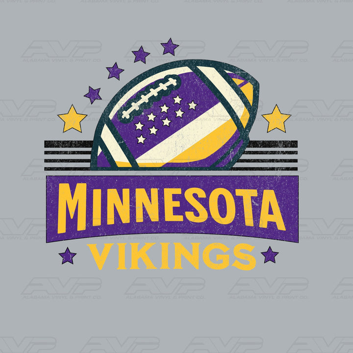 Minnesota Vikings Minnasota Distressed Alabama Vinyl & Print Co.