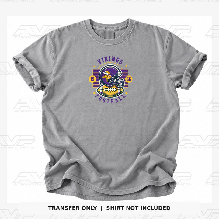 Minnesota Vikings Football 1966 Alabama Vinyl & Print Co.