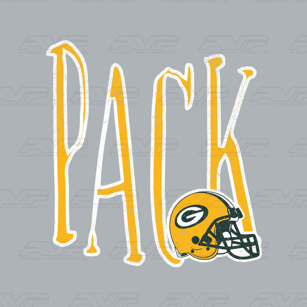 Green Bay Packers Pack Skinny Alabama Vinyl & Print Co.