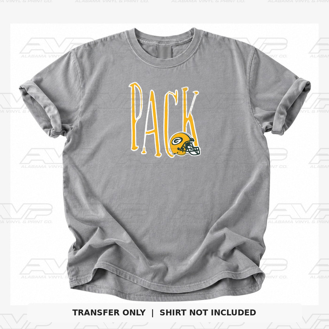 Green Bay Packers Pack Skinny Alabama Vinyl & Print Co.