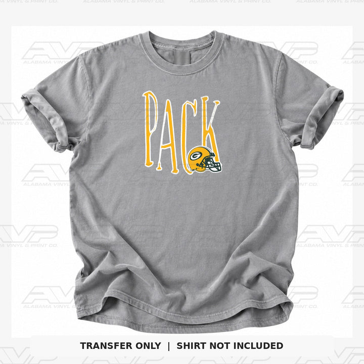 Green Bay Packers Pack Skinny Alabama Vinyl & Print Co.