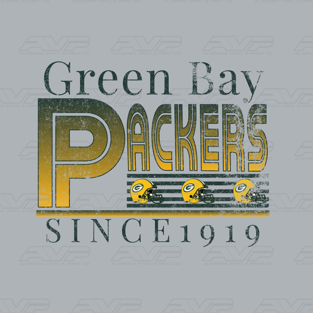 Green Bay Packers 1919 Alabama Vinyl & Print Co.