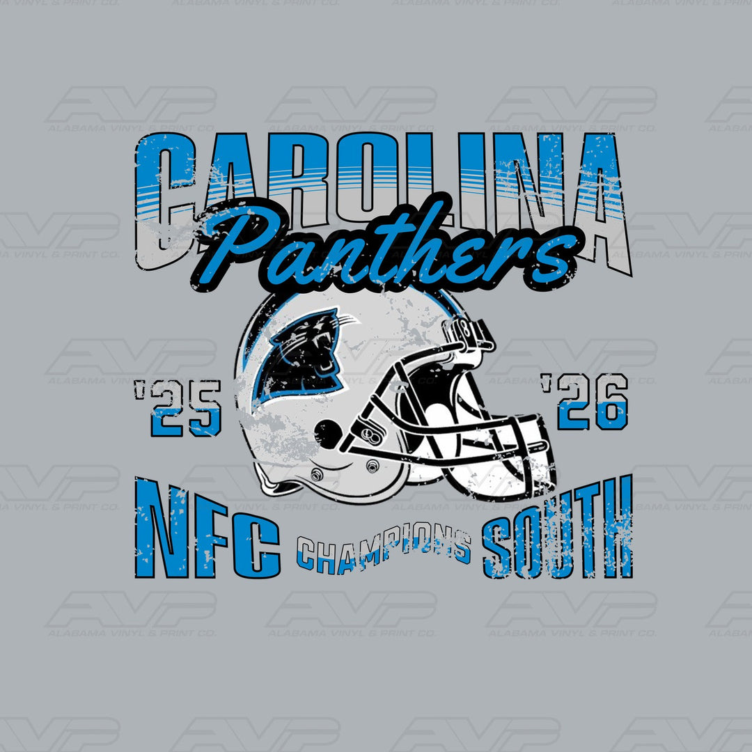 Carolina Panthers NFC Champs South 26 Alabama Vinyl & Print Co.