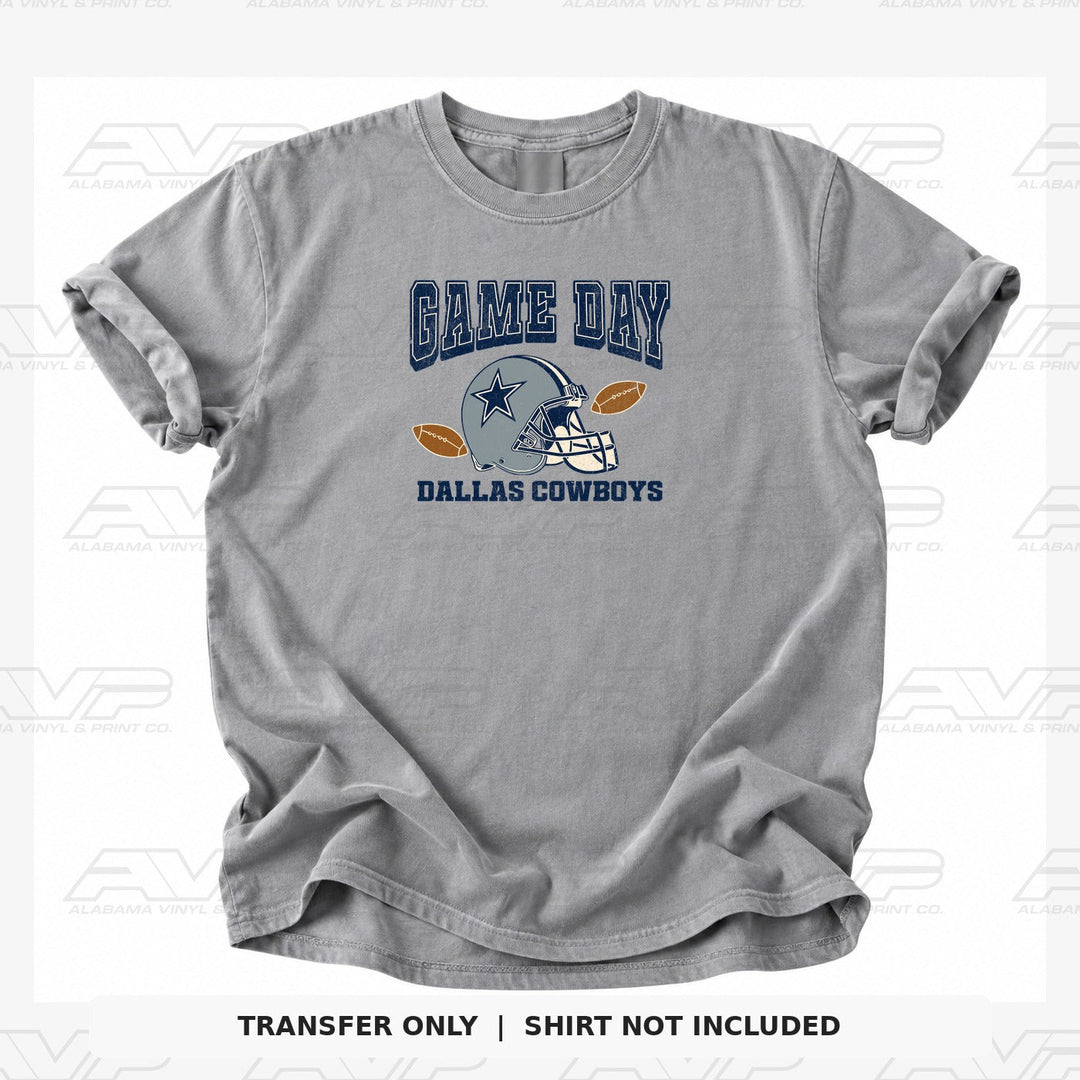 Dallas Cowboys Game Day Alabama Vinyl & Print Co.