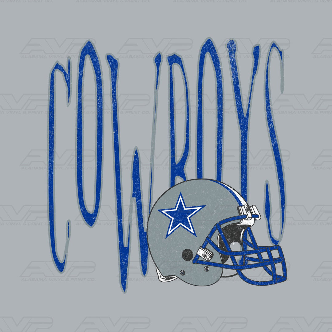 Dallas Cowboys Skinny Alabama Vinyl & Print Co.