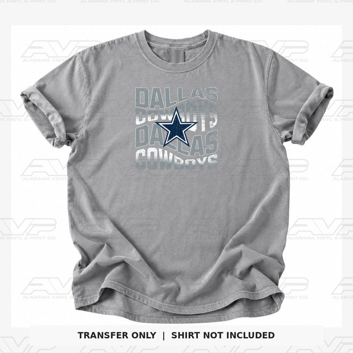 Dallas Cowboys Wavy Alabama Vinyl & Print Co.