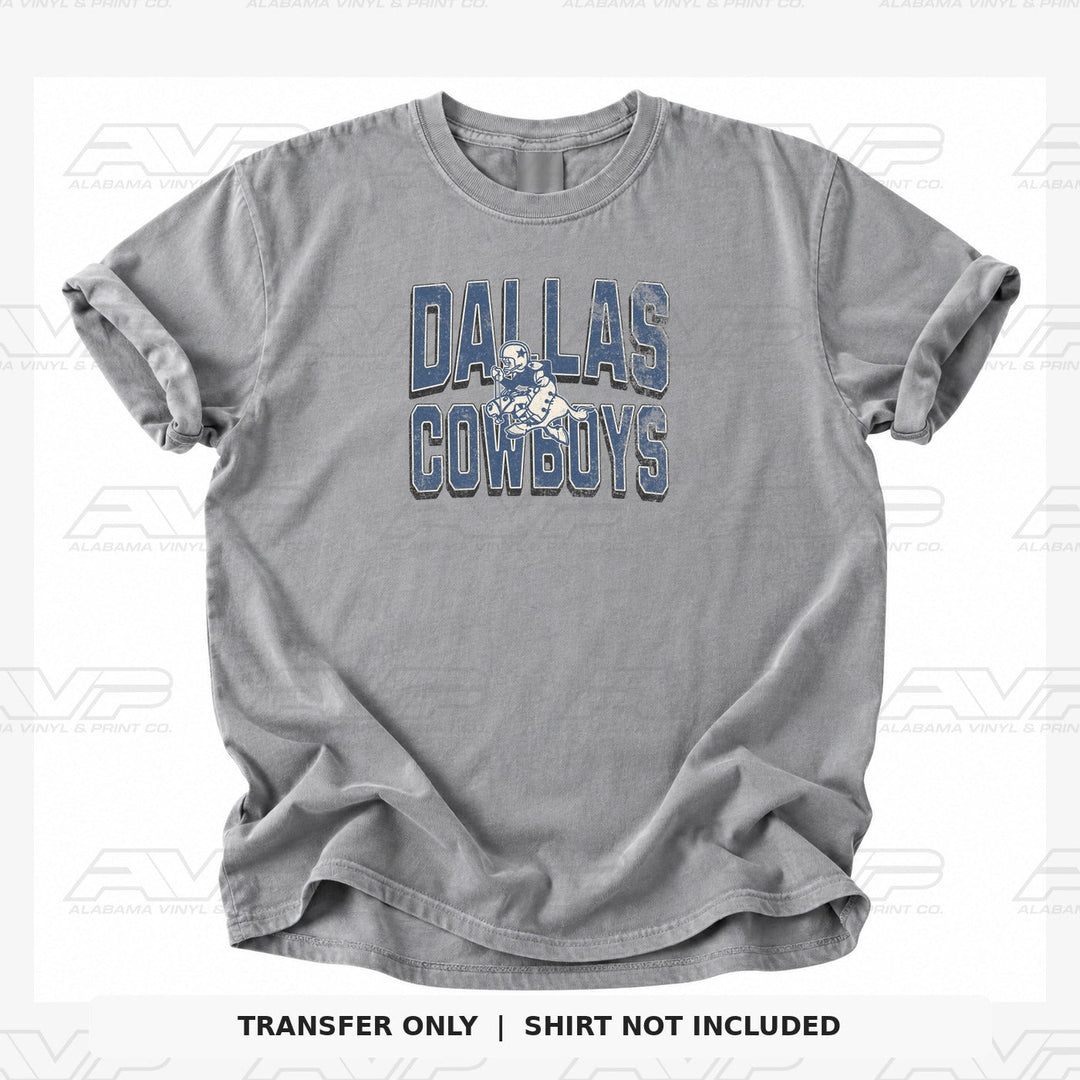 Dallas Cowboys Old Mascot Alabama Vinyl & Print Co.