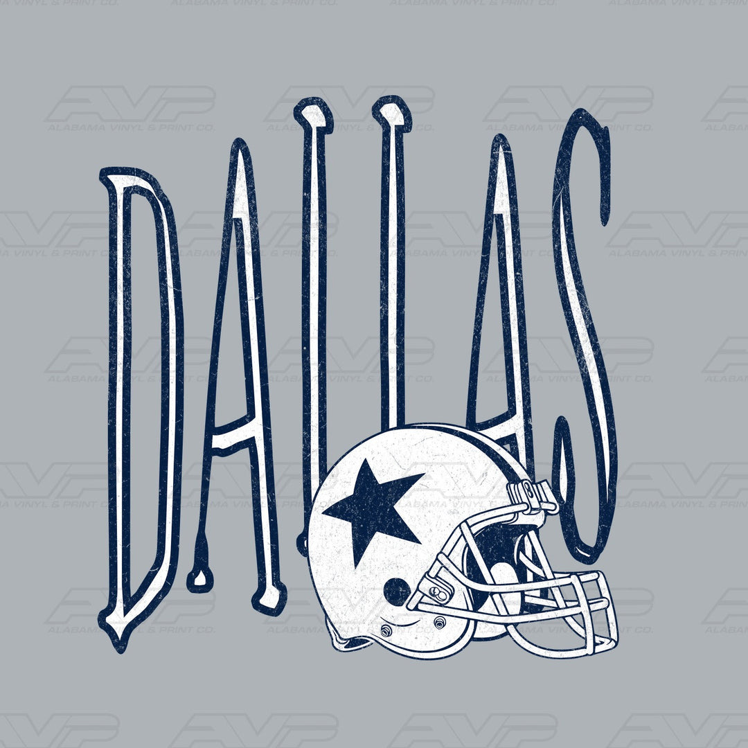 Dallas Cowboys Skinny Alabama Vinyl & Print Co.
