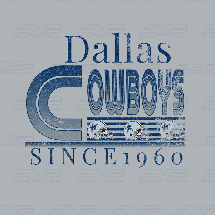 Dallas Cowboys 1960 Alabama Vinyl & Print Co.