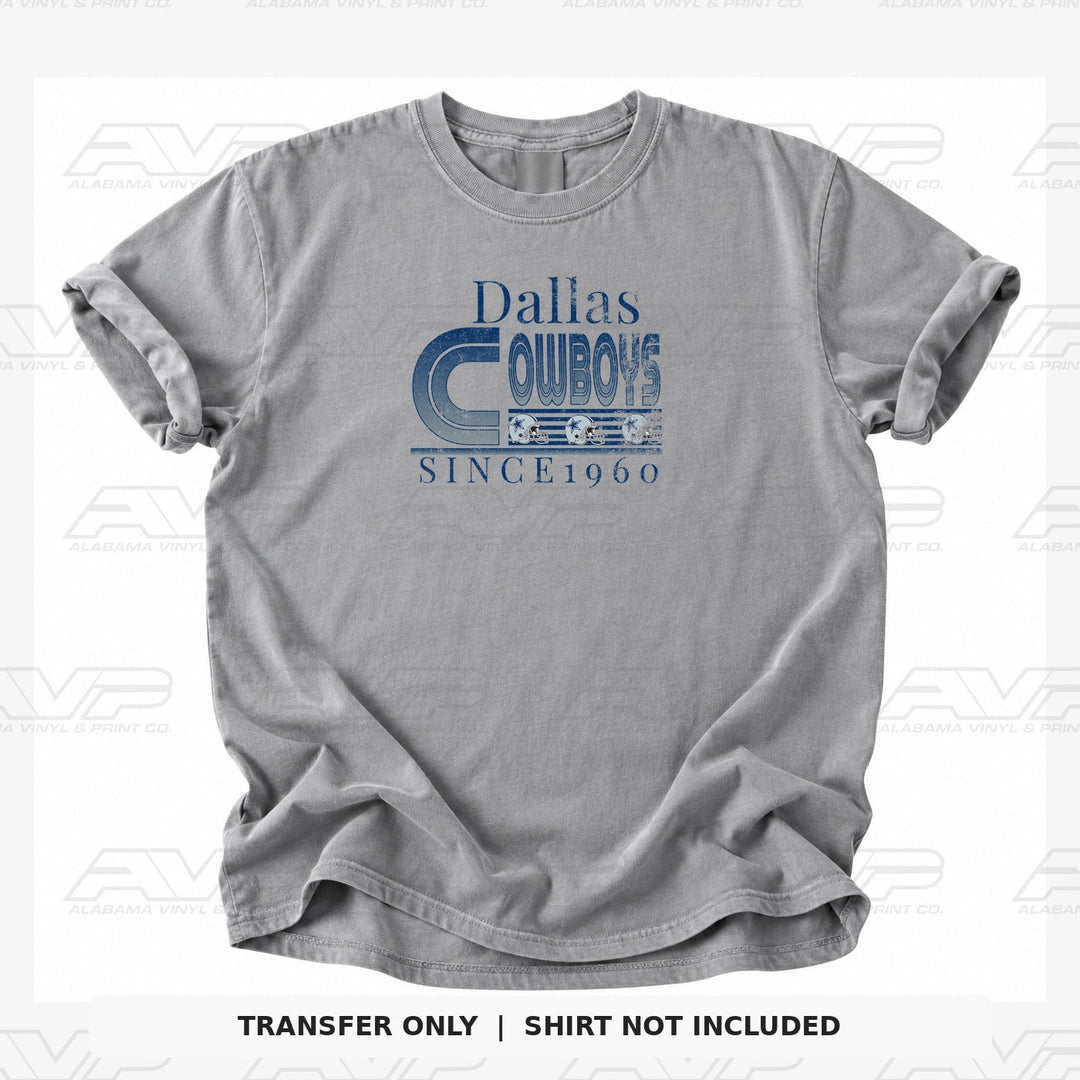 Dallas Cowboys 1960 Alabama Vinyl & Print Co.