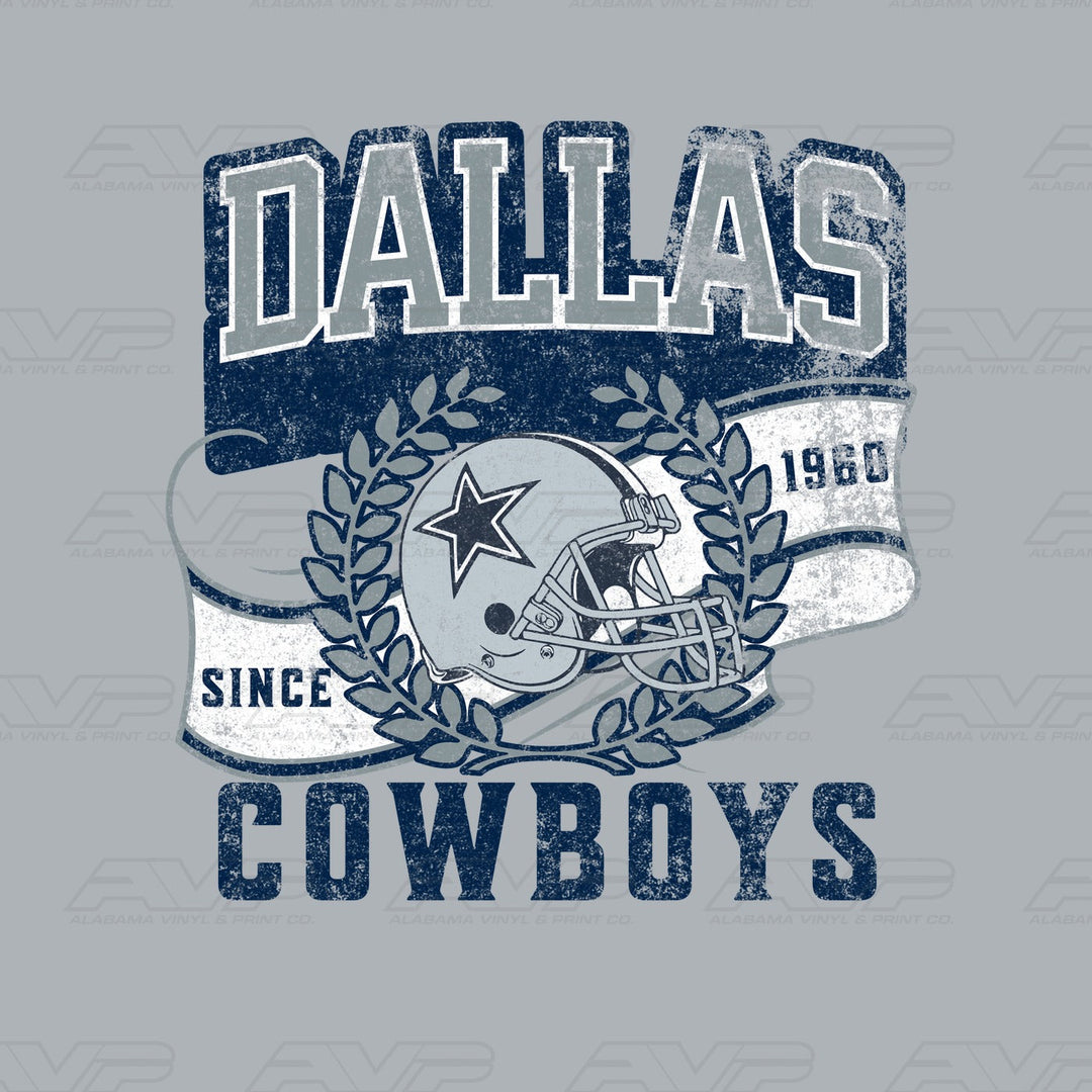 Dallas Cowboys 1960 Alabama Vinyl & Print Co.