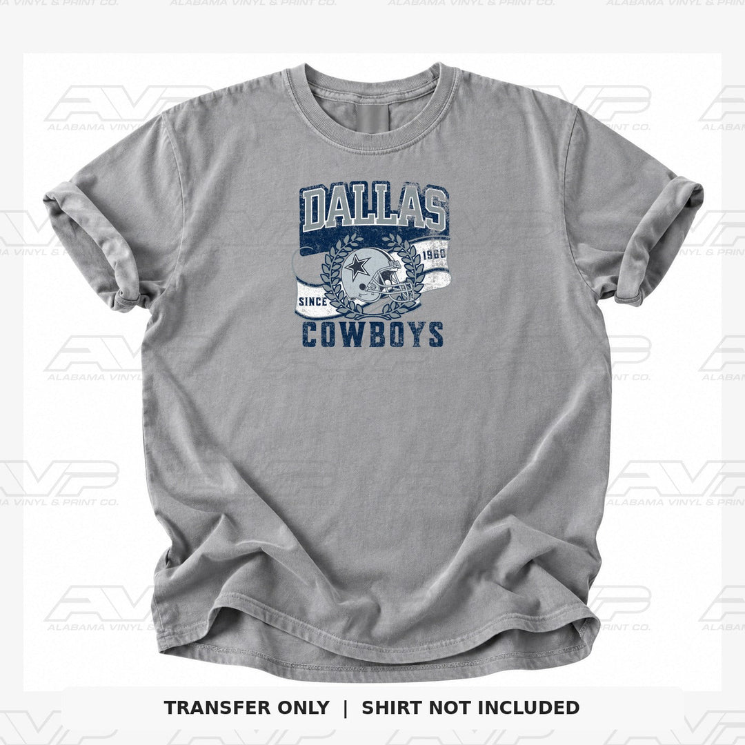 Dallas Cowboys 1960 Alabama Vinyl & Print Co.