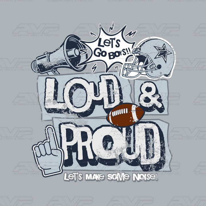 Dallas Cowboys Loud and Proud Alabama Vinyl & Print Co.