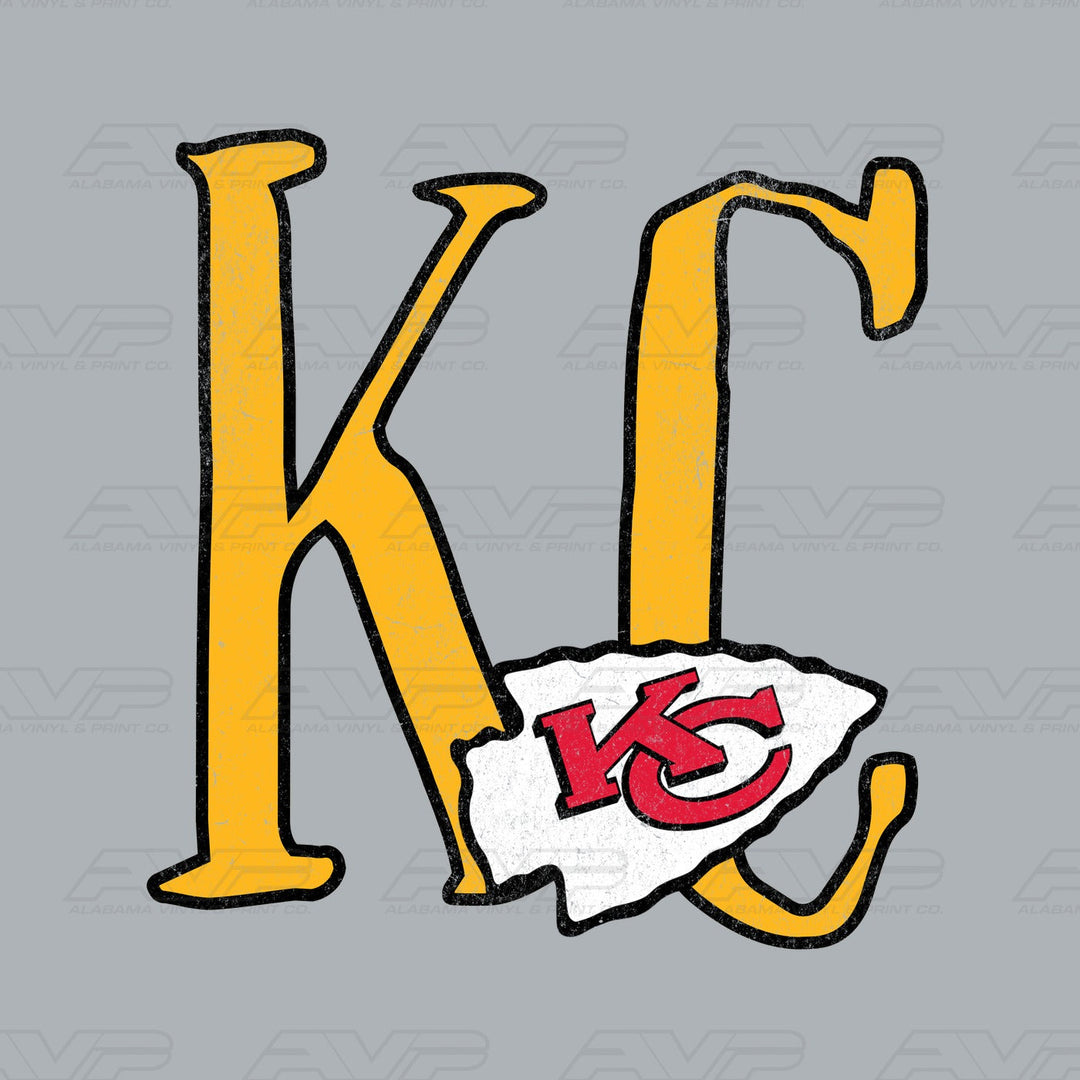 Kansas City Chiefs KC Skinny Alabama Vinyl & Print Co.