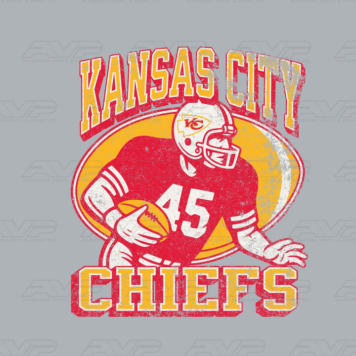 Kansas City Chiefs Old School Alabama Vinyl & Print Co.