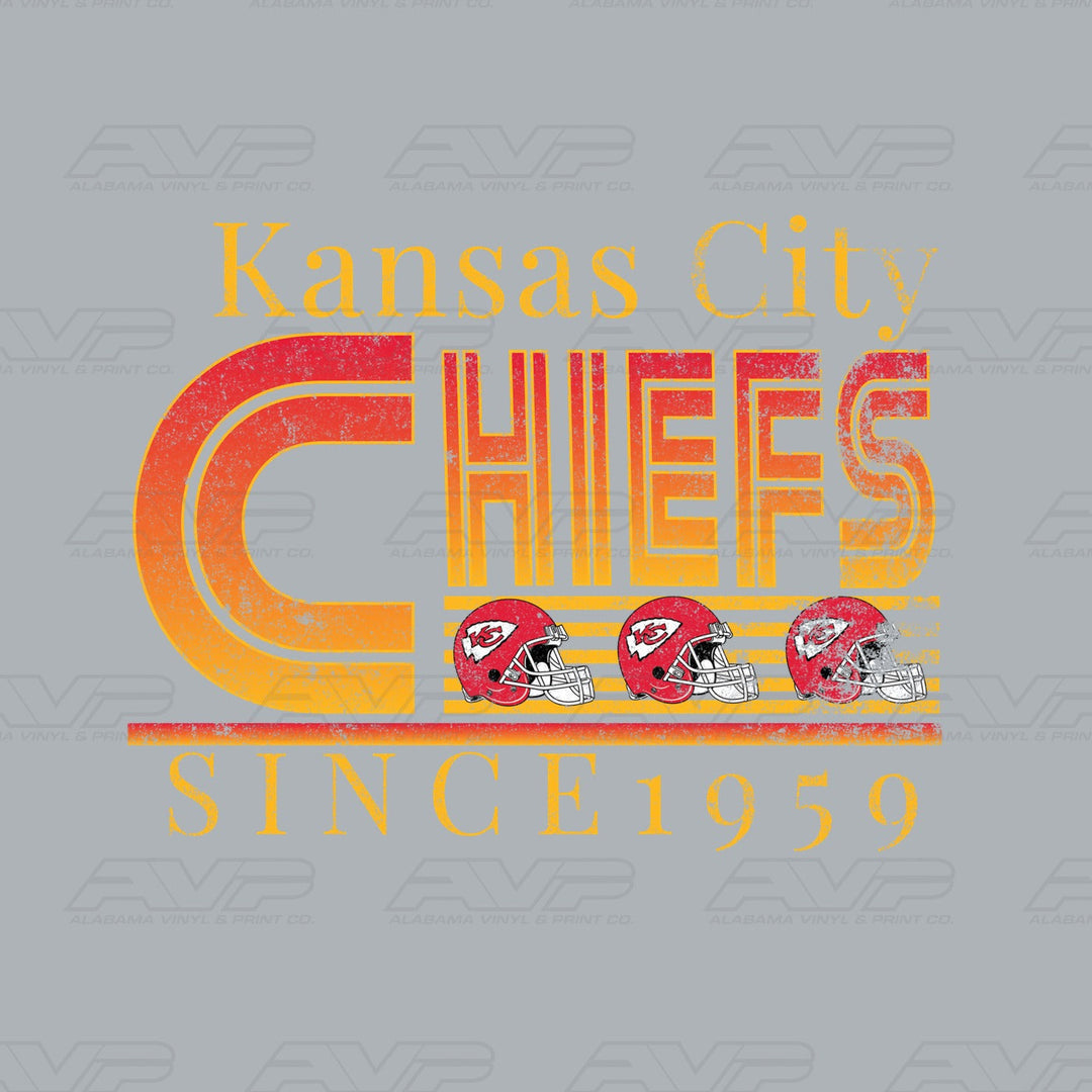 Kansas City Chiefs 1959 Alabama Vinyl & Print Co.